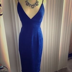 Lulus Suede Cocktail Dress